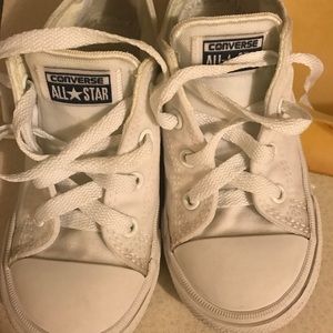 All white converse